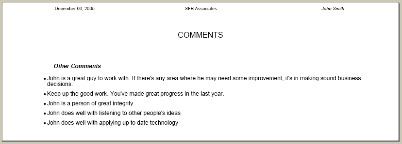 Comments